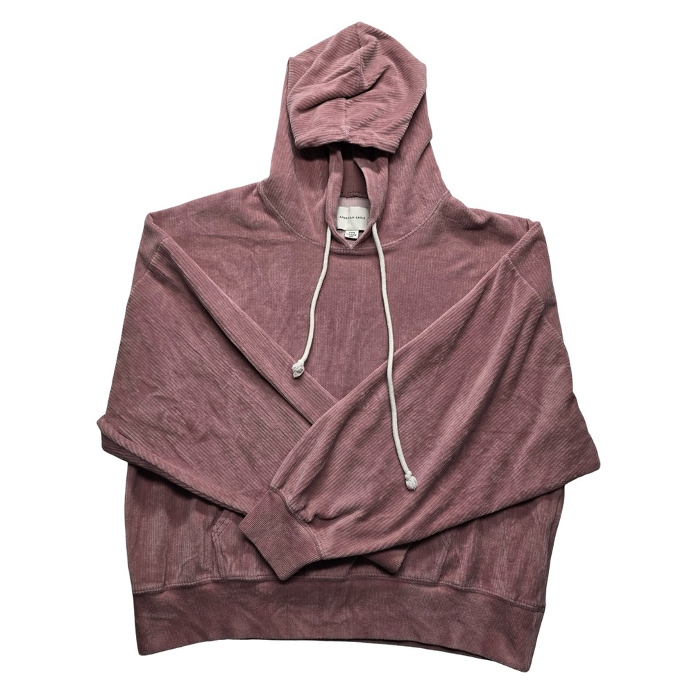 American Eagle Y2K Aesthetic Hoodie Pullover Mauve M‎